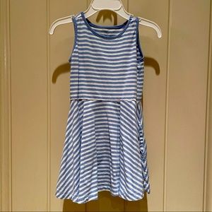 Primary Blue Stripe Dress